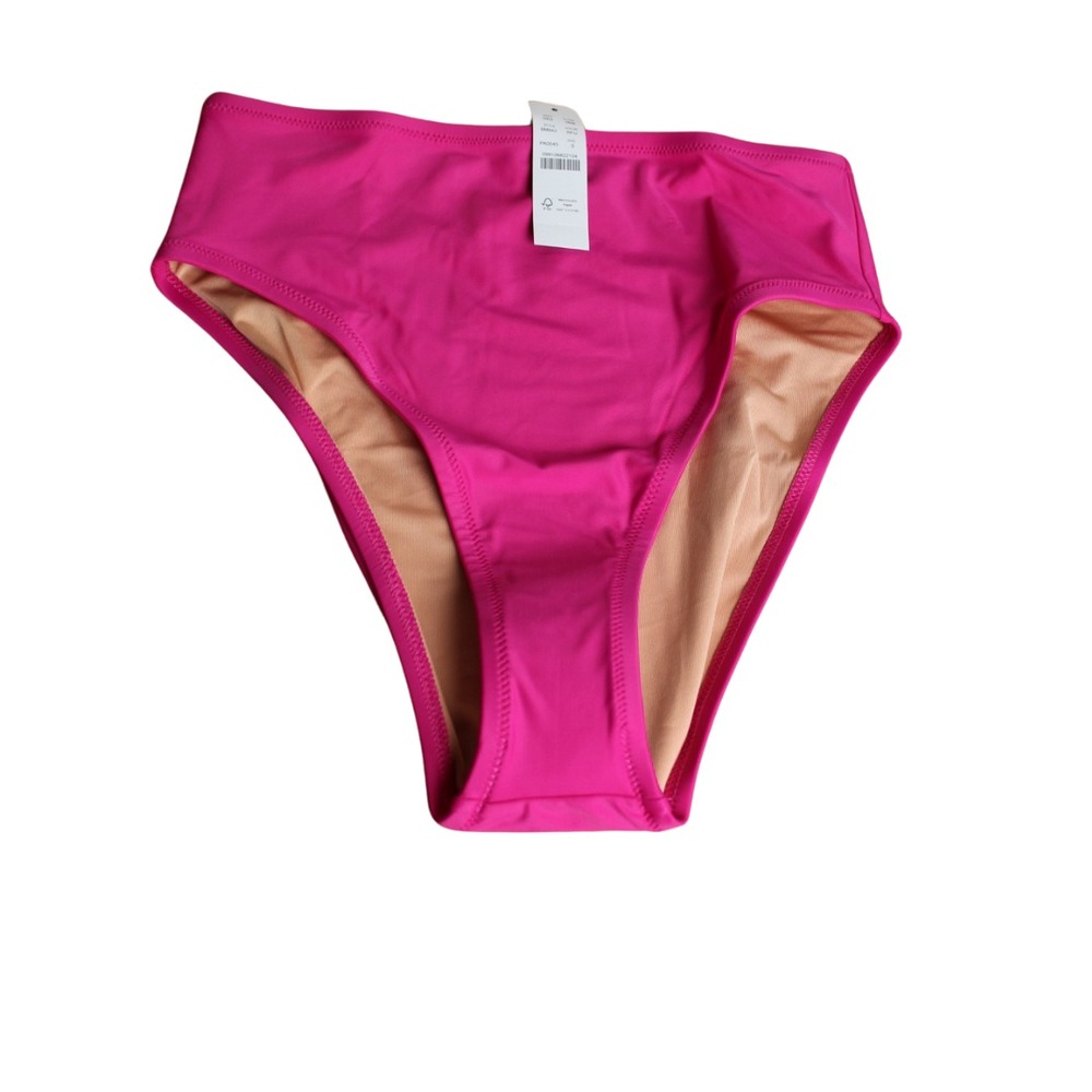 J‎ Crew Hallie Fuschia Bikini Bottom Womens Size Small